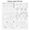 1 Set DIY Watercolor Flower Art Kit Handcrafted Coloring Paper Flower Kit Educational Kids Florist DIY Colorful Flower Bouquet Projects Crafts Set