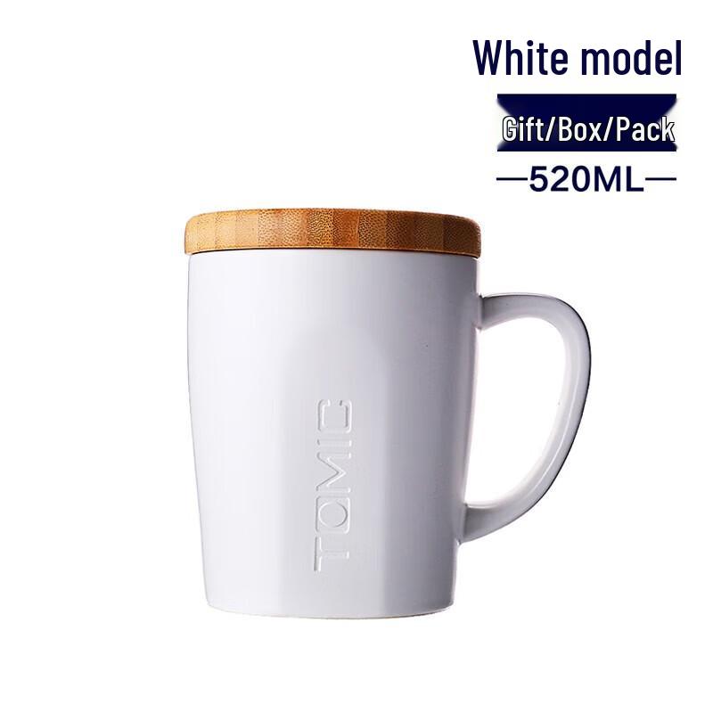 TEMEKA Couple s Heat-Resistant Glass Mug with Lid