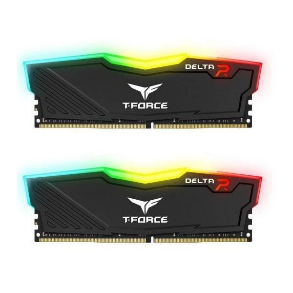 Team Group Delta RGB Module de mémoire 16 Go 2 x 8 Go DDR4 3200 MHz - TF3D416G3200HC16FDC01