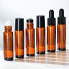 Essential Oil Roller Bottles 10ml Dropper Bottles Amber Glass Roller Bottles with Caps for Travel Glass Roll on Bottles