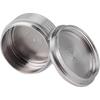 Reusable Coffee Capsules, Stainless Steel Delta Q Espresso Pods Foil Lids For Delta Q Coffee Pods Coffee Pod With Spoon Brush Fit For Q Ndiq7323