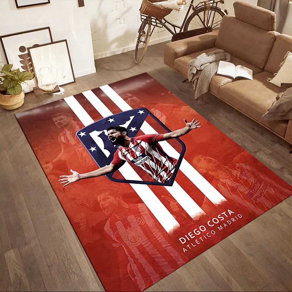 Atletico Madrid Carpet Suitable For Foyer Decorate Room Dormitory Game Room Antislip Rug Anime Office Decor Perfect Gift For Womenmen