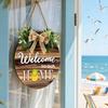 14-Pattern Interchangeable Welcome Sign for Easter, Christmas, & More Holidays