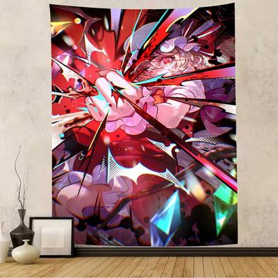 XXL Fashion Hot Popular Touhou Project Tapestry Anime Surrounding Bedroom Study Home TapestryRoom Dormitory Game Room Decoration