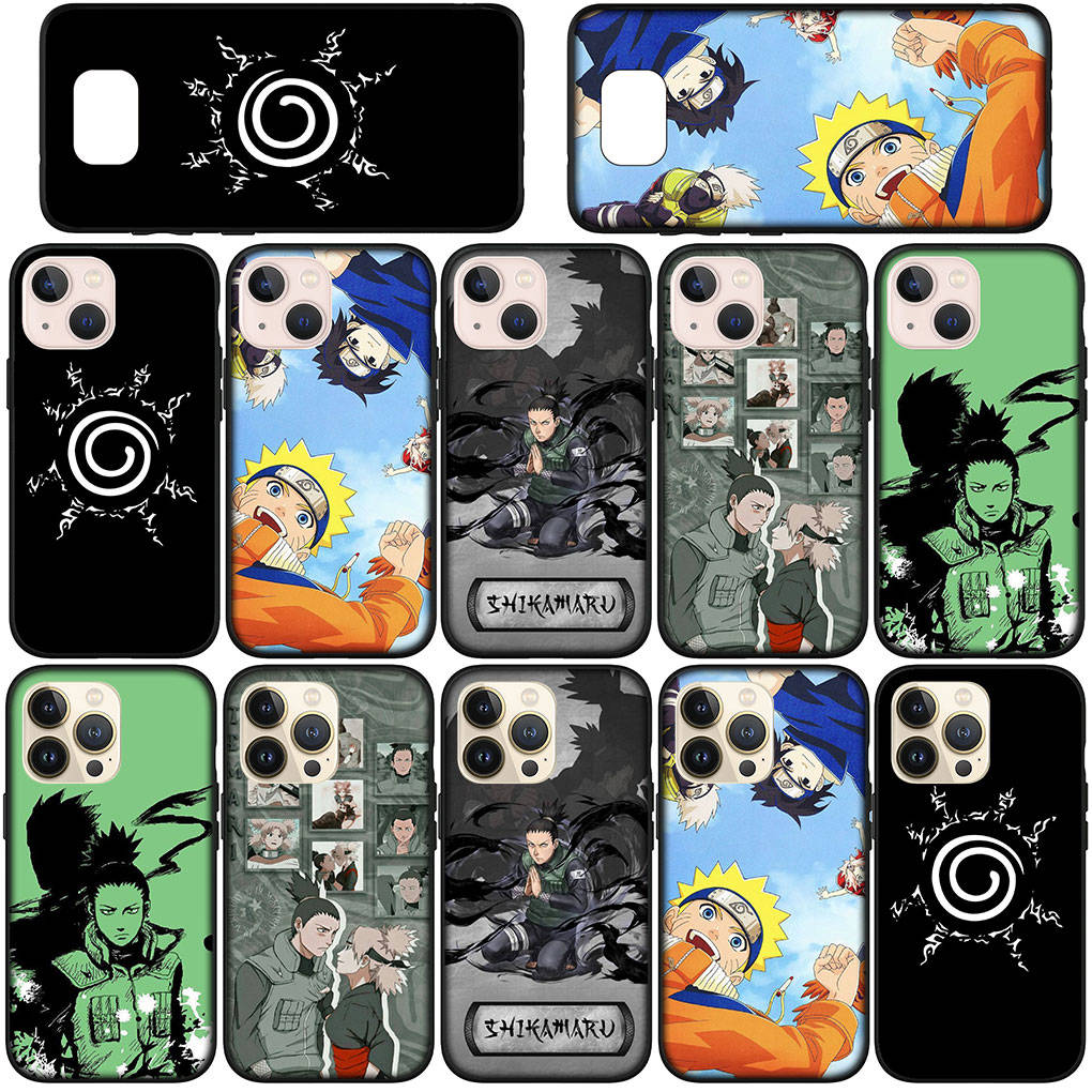 Phone Case for Samsung Galaxy S25 S24 S23 iPhone 16 15 Redmi Note 14 13 12 16E 8 9 X 11 Pro Max XR OPPO Moto Huawei Nara Shikamaru Comics Naruto Cover