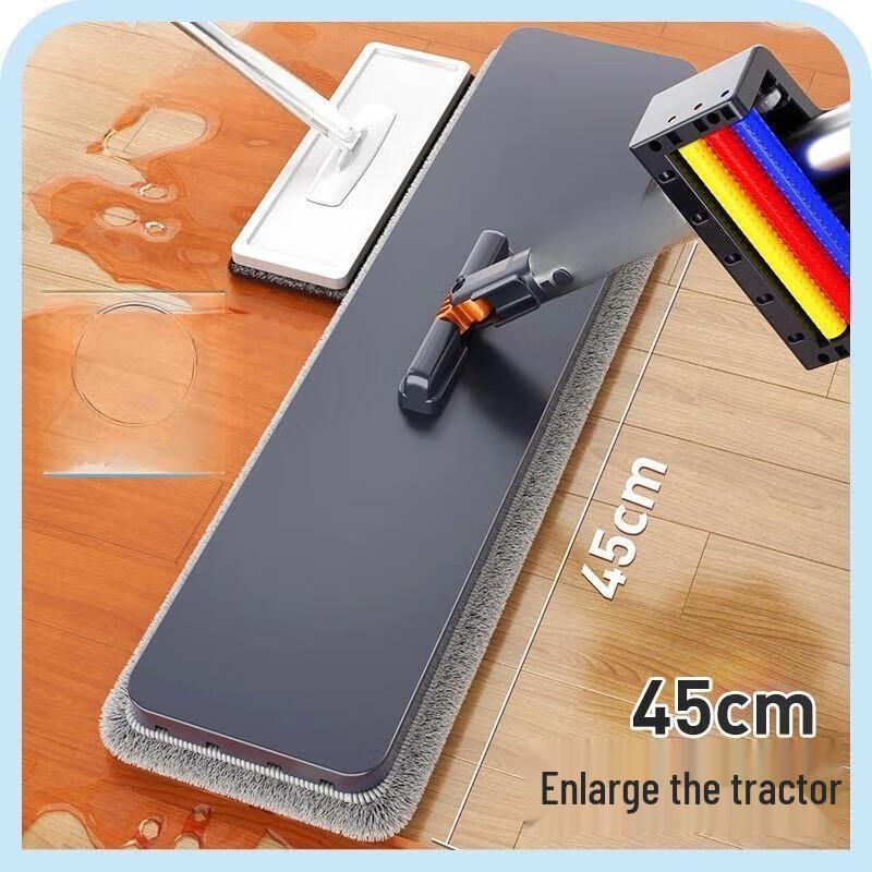 Self-Wringing Flat Mop