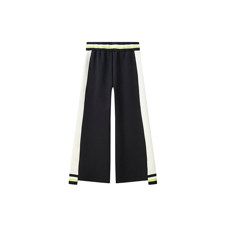 FILA X Mihara Yasuhiro Collaboration Casual Sports Knitted Wide-Leg Trousers Women bottoms Black F71W118605F-BK
