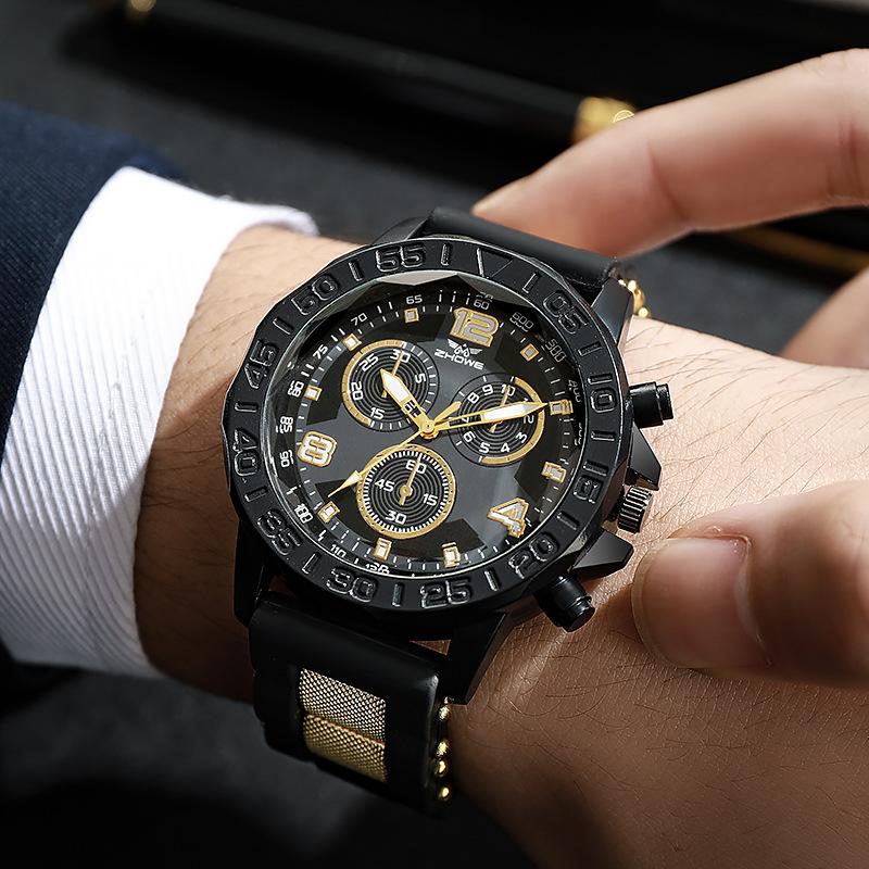 E-Commerce Fashion Men'S Casual Silicone Quartz Watch Men'S Watch