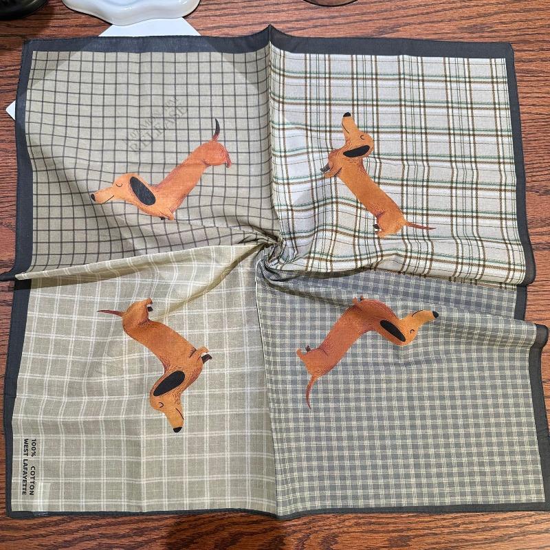 Spring and Autumn pure cotton 55cm small square scarf women's literary silk scarf versatile decorative scarf thin headscarf headband scarf