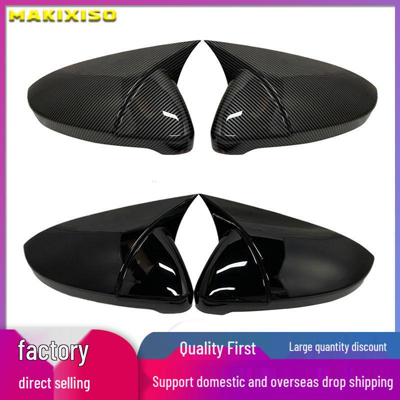

Volkswagen Golf 7 Lamando Зеркальный корпус с принтом под карбон методом водной печати для GTI/R Glossy Black Horn Set