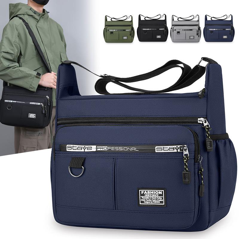

Oxford Cloth Men s Crossbody Bag Adjustable Shoulder Durable Bag Ideal for Going Out Leisure Travel