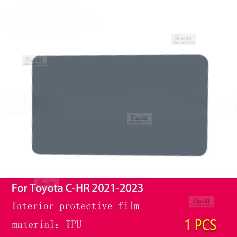 - For Toyota C-HR Car Interior Film Dashboard Navigation Gear center console Anti-scratch transparent TPU Car Film GPS navigation film