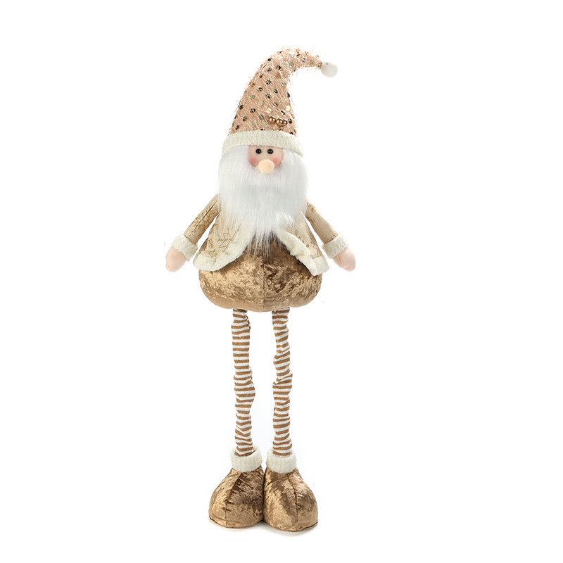 Christmas Snowman & Elk Knitted Dolls – Retractable Holiday Window Ornaments
