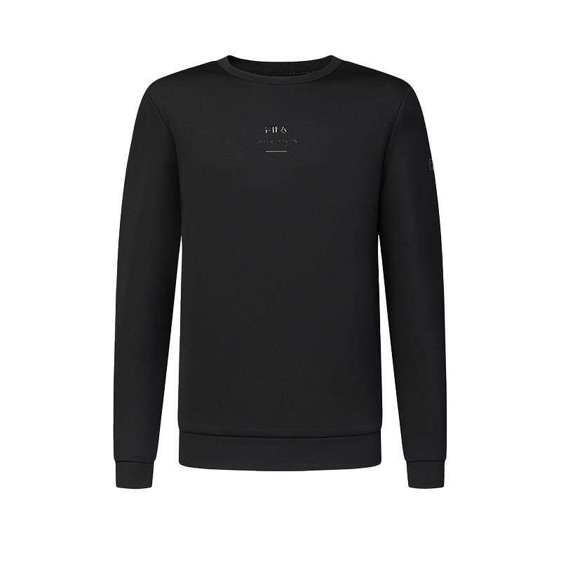 

New FILA Sweatshirt Men s Pitch Black A11M441211FBK 180/100A/XL