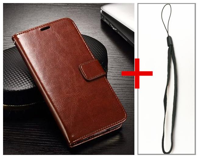 

для Fundas Zenfone 3 кожаный чехол для телефона бумажник откидная крышка держатель для карт чехол для ASUS Zenfone 3 ZE520KL ZE552KL ZS570KL for ASUS ZE520KL&Only Case коричневый