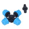 20PCS Plastic Cross Atomization Micro Nozzle Misting Sprinkler Nozzle  Swimming Pool Cooling