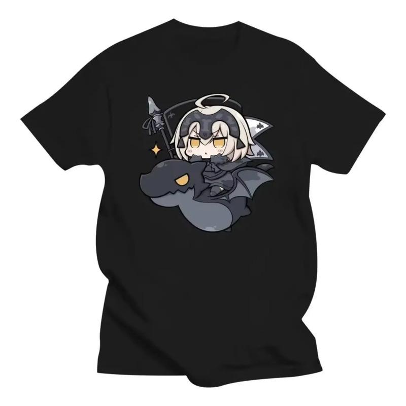 Camiseta Harajuku New Fate Grand Order Roja Jalter Para Homb S