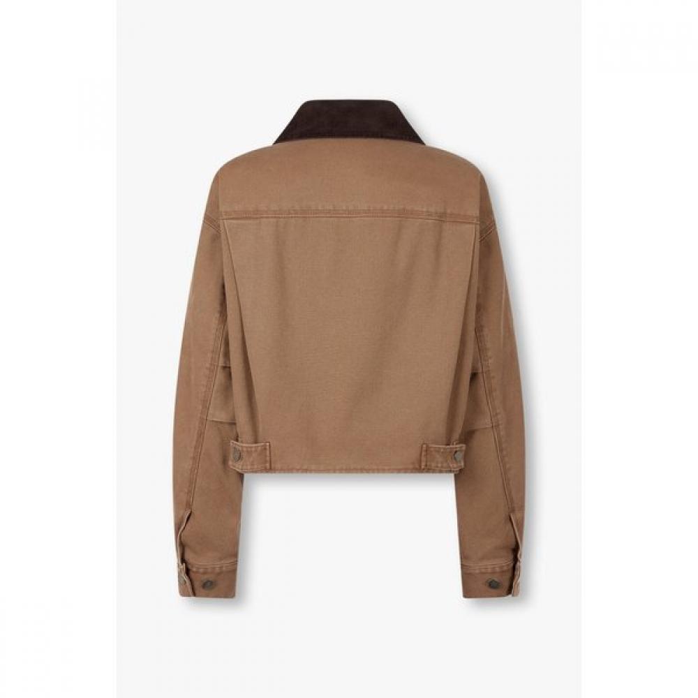 Studio Tomboy Collar Color Crop Jumper  9105113101 