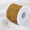 0,5M 1M 2M Aço Inoxidável Banhado a Ouro Corrente de Elo Multi Fina para Bordado Fabricação de Joias DIY Colar Tornozeleira Corrente de Cintura