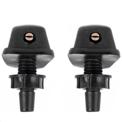 Universal Car Windshield Washer Nozzle Replacement 2pc Adjustable Spray Jet Washer Nozzle Compatible with Most Vehicles