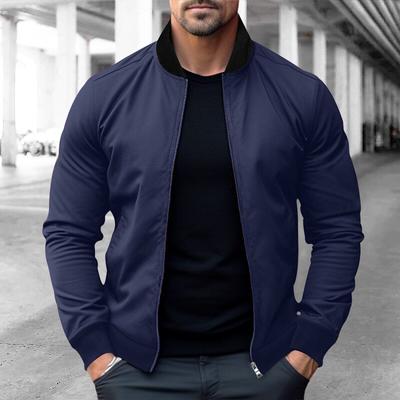 Europe and The United States Men's Jackets Large Size Jackets Loose Baseball Suit Jacket