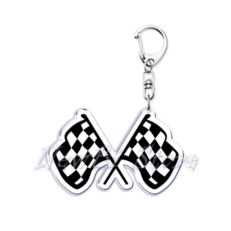 Fast Furious Rennmotorrad Schlüsselanhänger für Zubehör Tasche Fahrradhelm Fahrer Anhänger Schlüsselkette Schlüsselring Schmuck Fans Geschenk