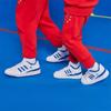Adidas Forum Low Infant White Royal Blue Baby Sneakers Cloud-White FY7986