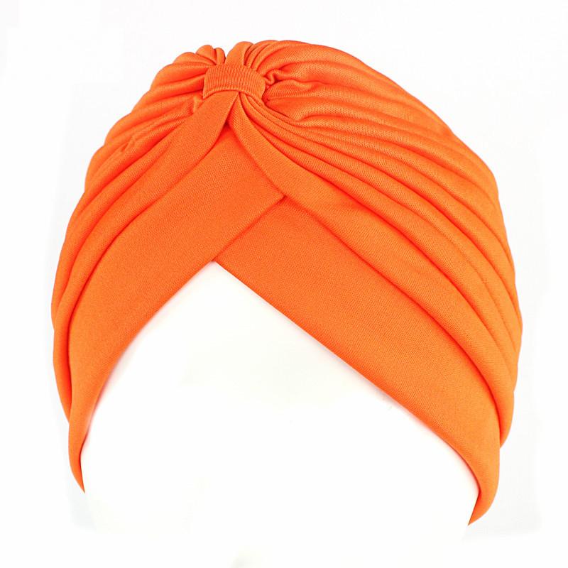 Indian Women Muslim Pleated Hijab Turban Bonnet Chemo Caps Underscarf Beanies Hair Loss Femme Cancer Hats Headwrap Scarf Covers