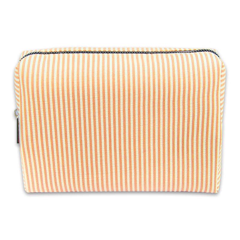 Miling Fashion Striped Portable Cosmetic Bag