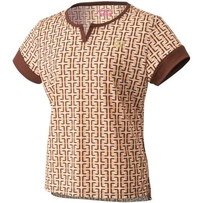 Short Sleeve Game Brown Size M Women's Shirt, (015),