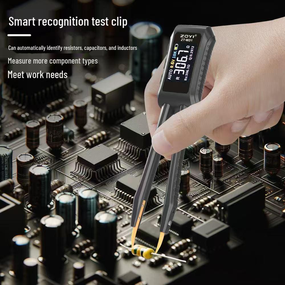 Zhongyi Digital Bridge ZT-MD1 SMD Tester: Fast-Charge Tweezers for Resistors, Inductors, Capacitors, & Multimeter Functions