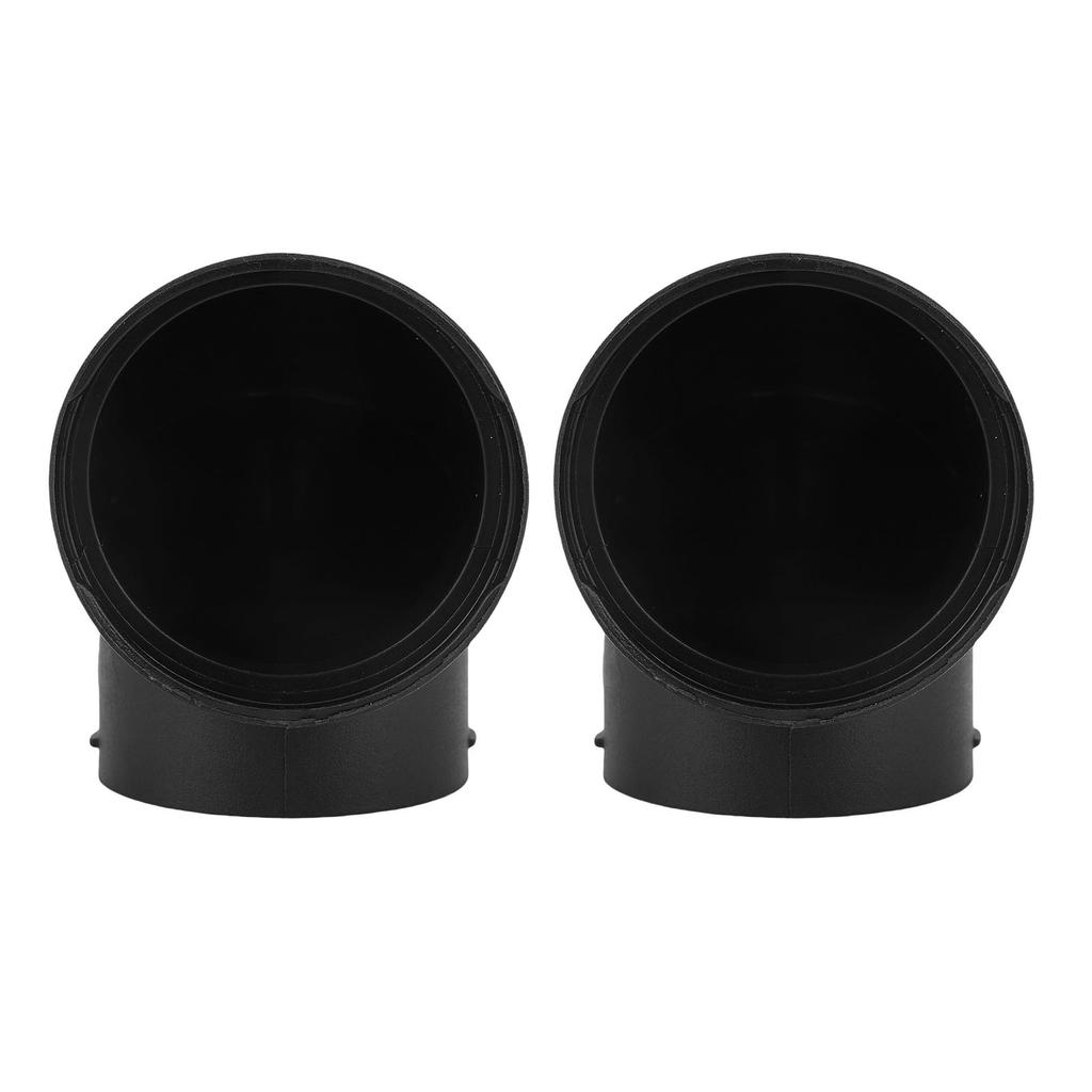 2pcs L Shape Elbow Parking Heater Duct Connector 75mm ABS Plastics Anti High Temperature for Car Truck