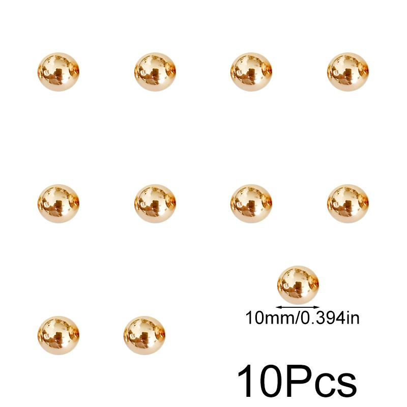 10Pcs 6/8/9/10/12/15/18/20mm DIY Gold Metal Button Nail Clothes/Bag/Shoes Round Head Screws Nail Bolt Mushroom Dome Strap Rivets