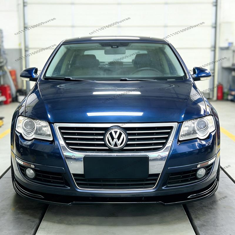 Spoiler Anteriore Max Style in ABS Splitter Diffusore Lama Per VW Passat B6 3C Berlina/Variant TSI TDI Base 2005-2010 Tuning