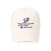 Niche design high street washing destroys baseball caps, women show their faces, small embroidery makes old soft top caps, trendy brands