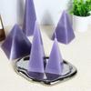 Multi Size Pyramid Shape Candle Plastic Mold Geometry Taper Acrylic Mould Artist Candle Making Tool Scented Decor Birthday Gifts