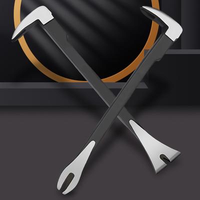 Multifunctional Crowbar Tool with No-Slip Grip Steel Nail Extractor Cats Paw Pry Bar for Home Remolding & Woodworking