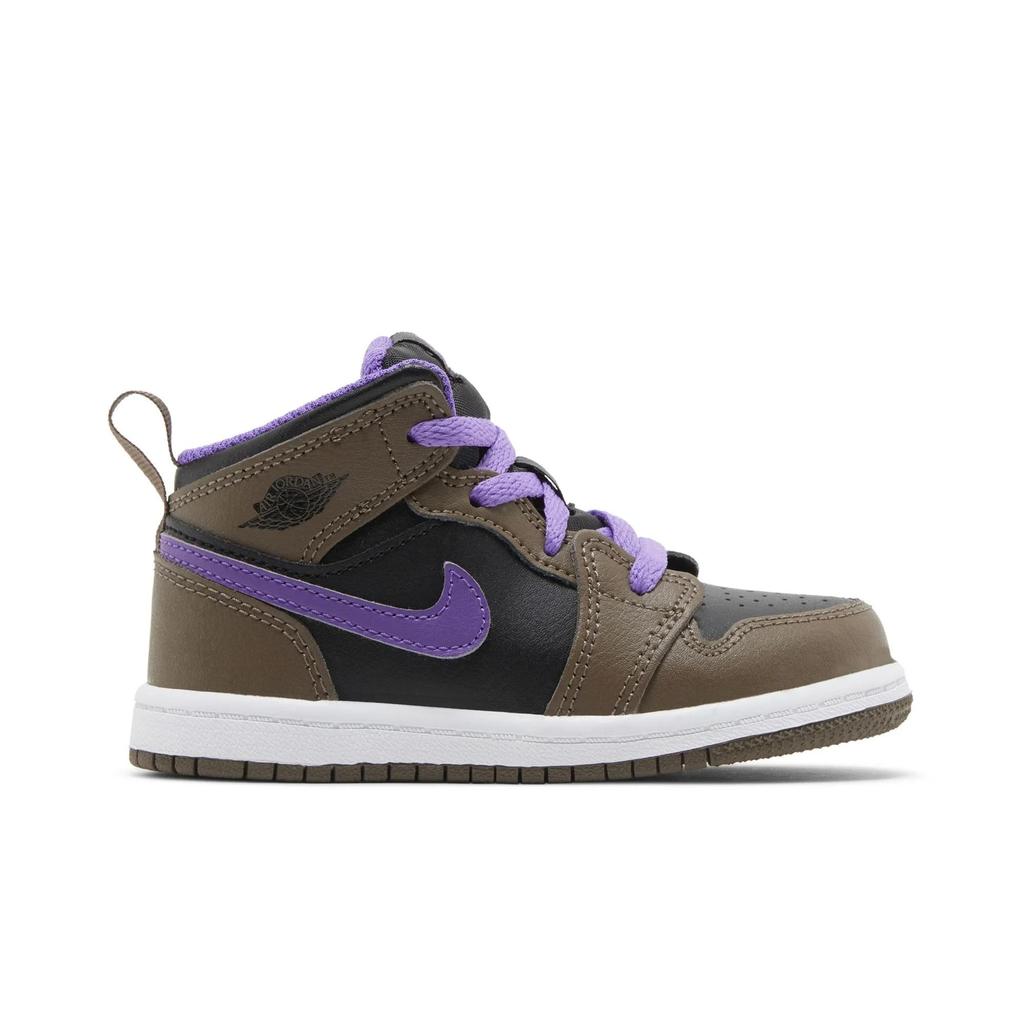 Air Jordan 1 Mid Toddler 'Palomino' (Unisex) Palomino / Wild Berry / White Toddler Shoes DQ8425 215