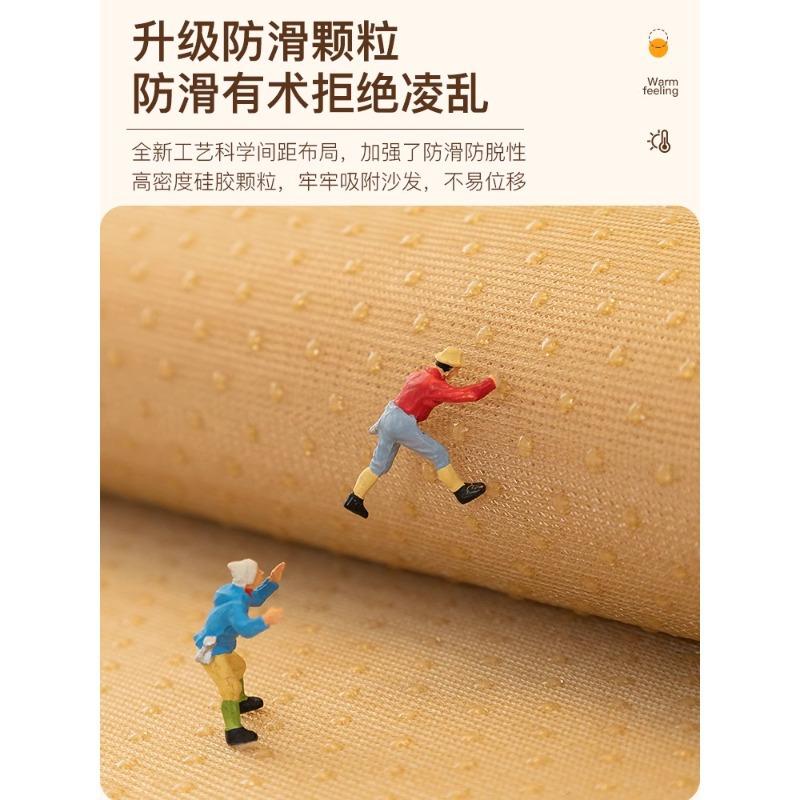 Winter Lamb Wool Sofa Cushion Light Luxury High-End Non-Slip Seat Cushion Solid Color Sofa Cover Cover Cloth One Piece Is Sent On Behalf Of Others