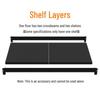 Iron Storage Rack with Cabinet - Steel Warehouse Display Shelf