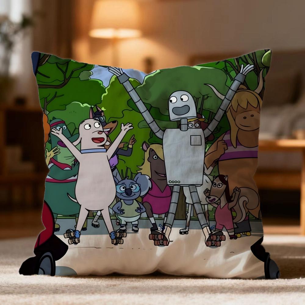 Popular RRobot Dreamsed Cushion Cover Soft Washable Pillow Case Multi-Scene for Couch Bed Travel Office Use
