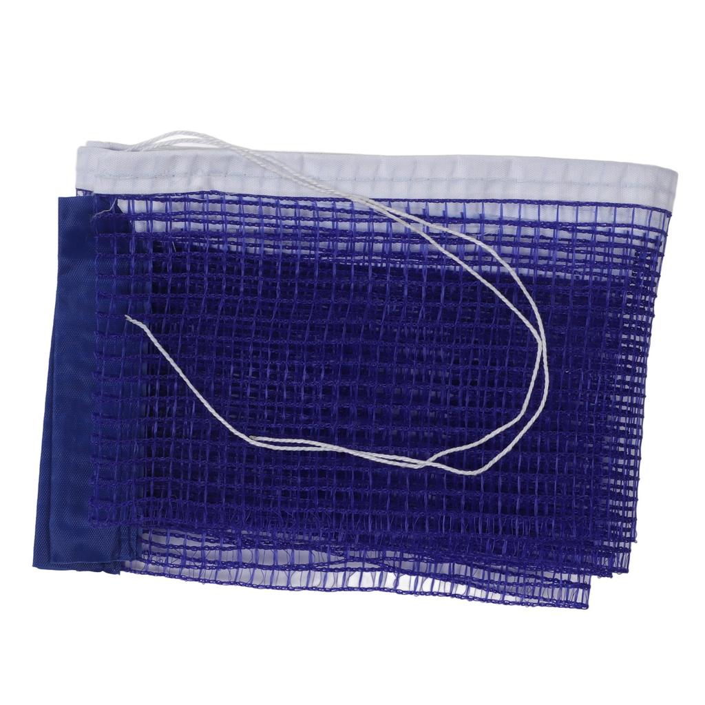 Tischtennisnetz für Kinder und Erwachsene, 180 cm Länge, 15 cm Höhe, blaues Tischtennisnetz mit 2 Halterungen