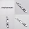 GETON TURBO 4WD 3D Emblem Metal Double-Sided Tape Easy To Install Universal Car Logo