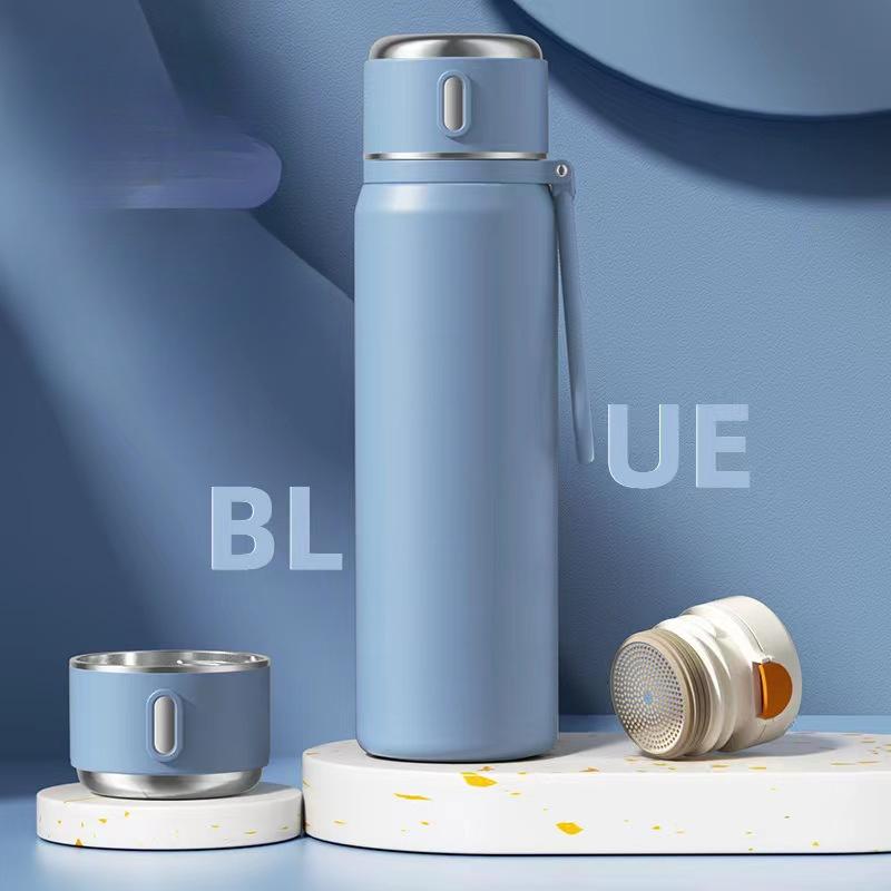 High Appearance Level Thermos Cup Lift Rope Student Outdoor Portable Stainless Steel Water Cup Home Office Water Cup