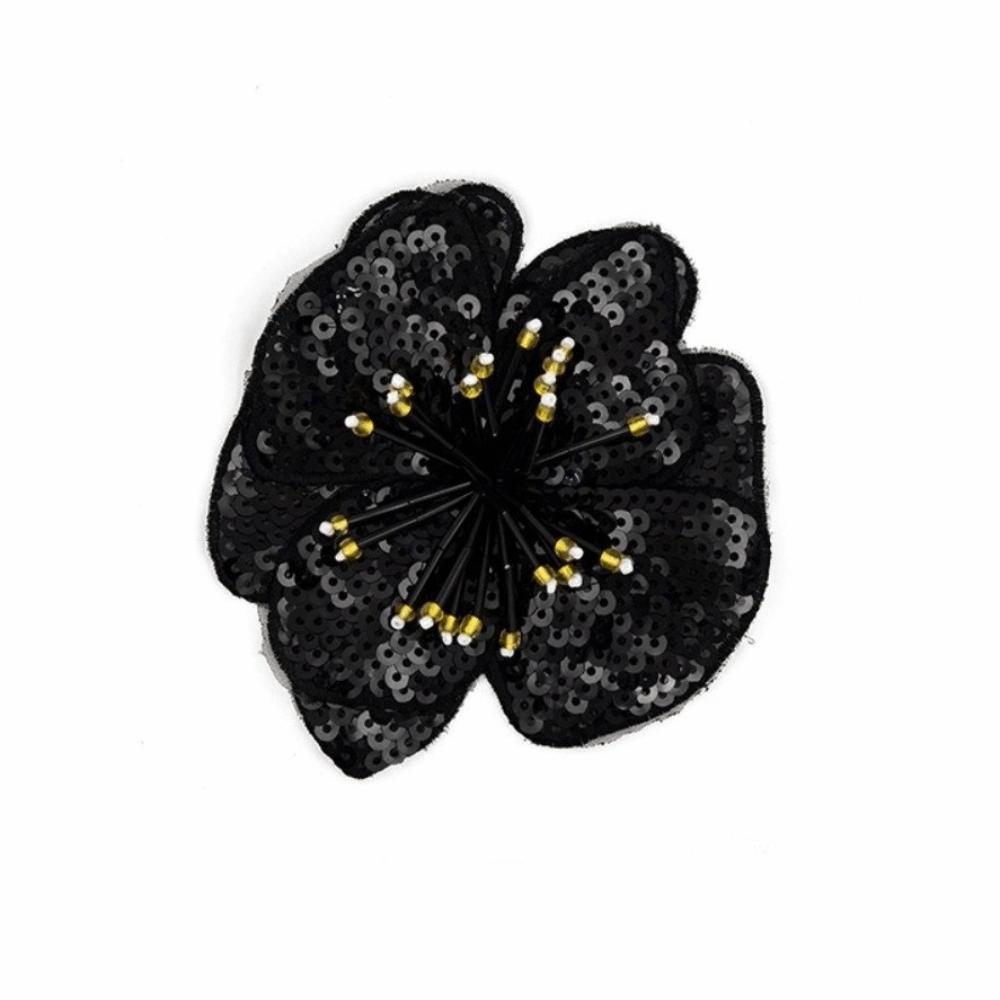 Colorful Sequins Sew On Patch Large Size Repair Hole Applique Flower Applique Auxiliary Material