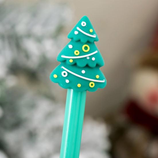 10/20Pcs Christmas Gel Ink Pens Deer Snowman Santa Claus Design Kids Gel Pens School Supplies Christmas Party Favors