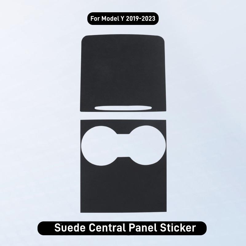 Suede Center Console Protector Cover for Tesla Model 3 Y 2025-2026 Model Y Juniper 3 Highland Central Panel Anti-Scratch Sticker