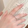 Trendy Geometric Lines Adjustable Women's Open Ring