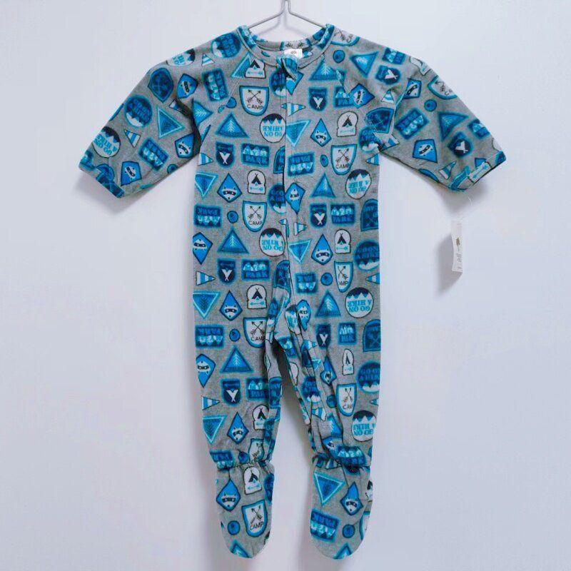 Kids Polar Fleece Romper with Feet Spring & Fall Winter Romper