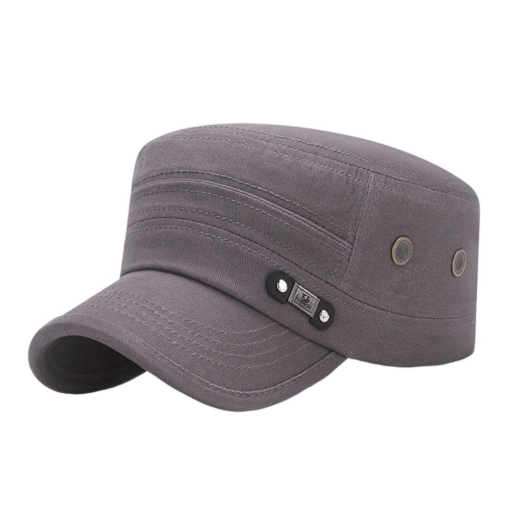 Fashion Anti-UV Fishing Hat Casual Retro Sun Hat Outdoor Sunscreen Cotton Peaked Cap Spring Summer